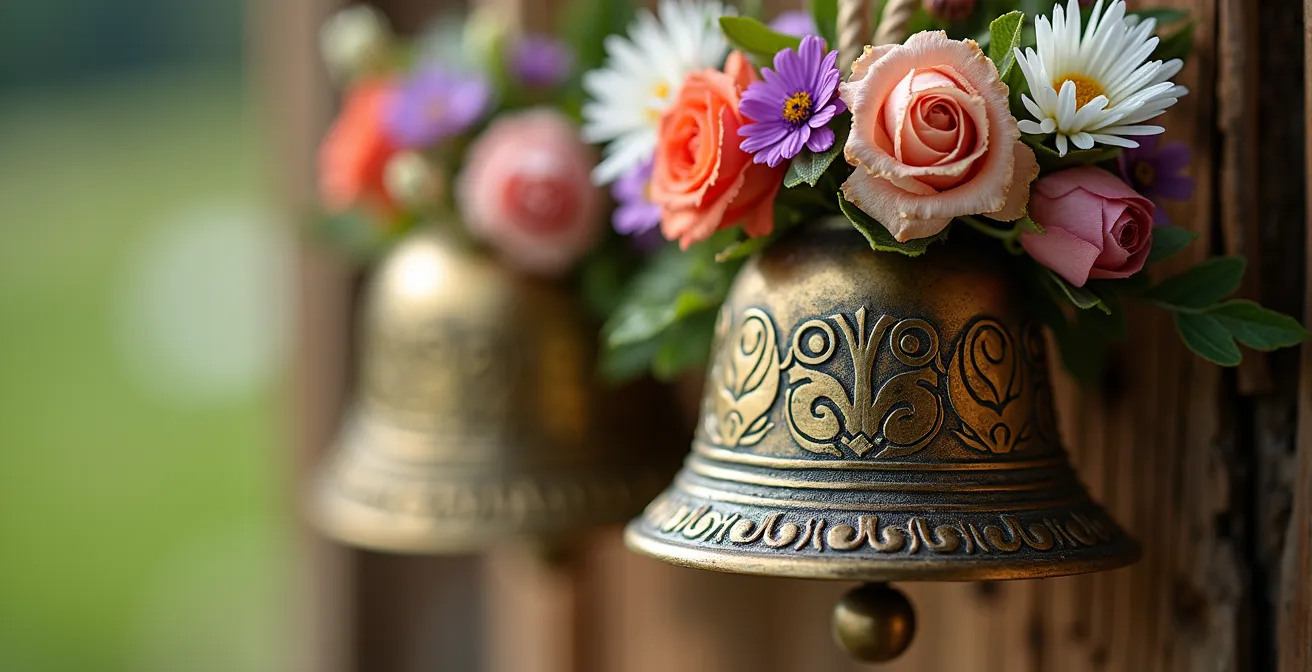 Traditioneller Almabtrieb mit geschmückten Kühen in den bayerischen Alpen