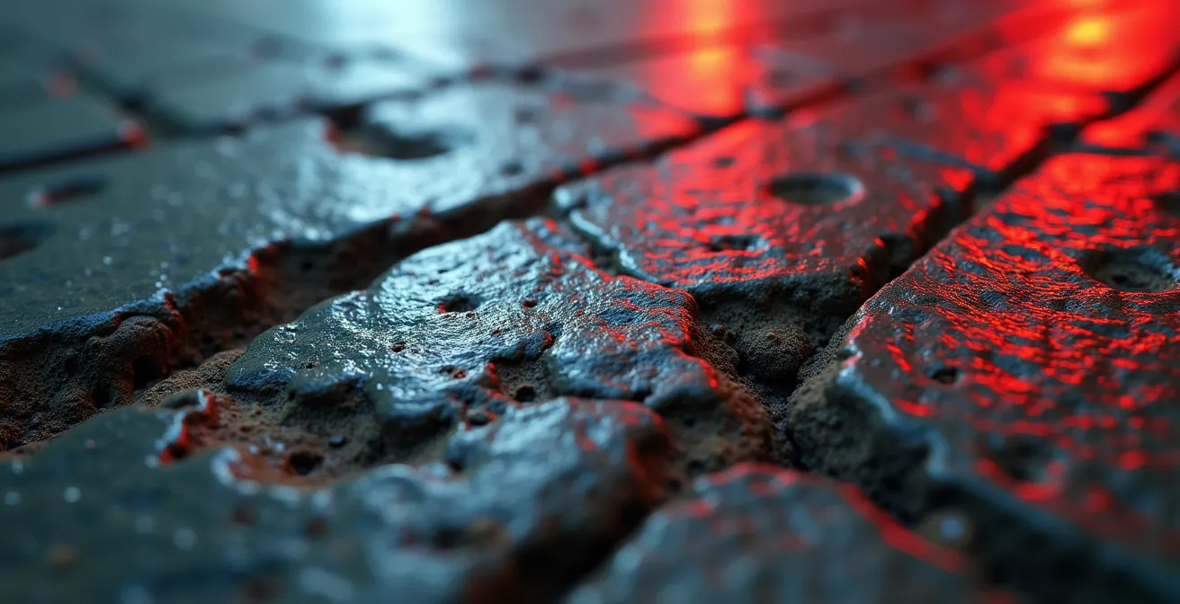 Atmosphärische Darstellung der Berliner Clubkultur mit charakteristischer Industriearchitektur